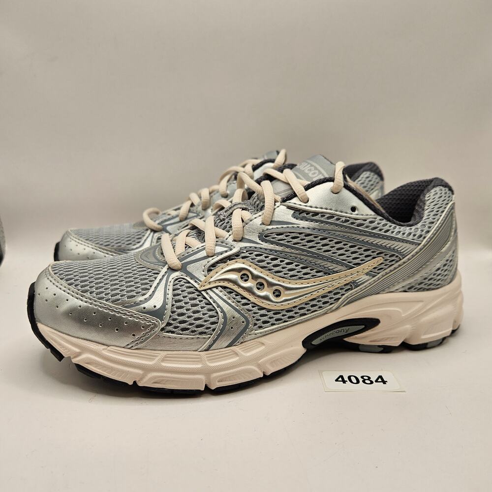 SAUCONY WOMEN'S 9 GRID RIDE MILLENNIUM SILVER/CREAM SNEAKER S60812-8 NWOB